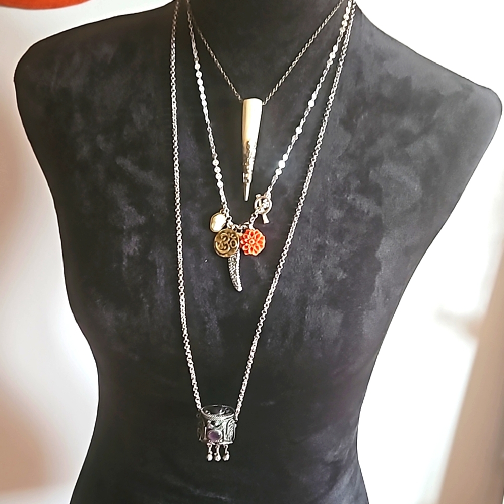 Trio of Boho Necklaces